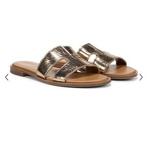 NIB Naturalizer Leather Gold Bronze Sandal